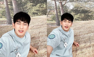 김수현, 각도 무시 셀카에도...완벽 미모 자랑