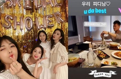 박진영·원더걸스 모인 혜림 브라이덜 샤워 '깜짝'....'JYP까지'