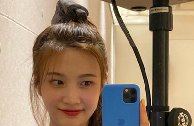 조이, 대충 묶은 머리도 예뻐…오늘도 청순함 갱신