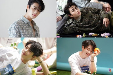 아스트로 MJ, 부드러운 카리스마 자랑...비하인드 사진 공개
