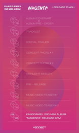 강다니엘, '마젠타' 플랜 포스터 공개…27일 선공개곡 발표 '눈길'