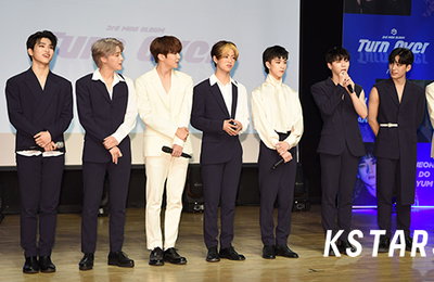 [포토] 9인조 그룹 원더나인 “8개월만 컴백, 기다려준 팬분들에 감사” 소감