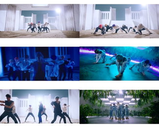 '자체제작돌' 이엔오아이, 새 앨범 타이틀곡 'W.A.Y' 퍼포먼스 버전 M/V 공개 '강렬'