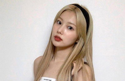 아이즈원 강혜원, 하이틴 퀸카 비주얼...금발머리 요정