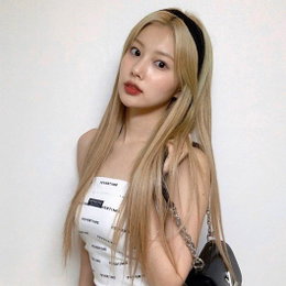 아이즈원 강혜원, 하이틴 퀸카 비주얼...금발머리 요정