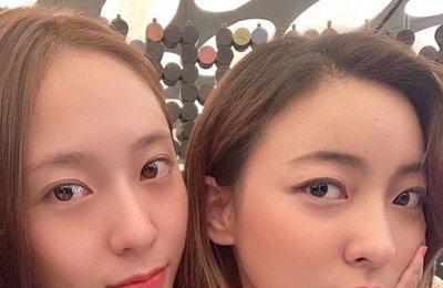 에프엑스 루나, 크리스탈과 다정 투샷 “수정이랑 데이트”