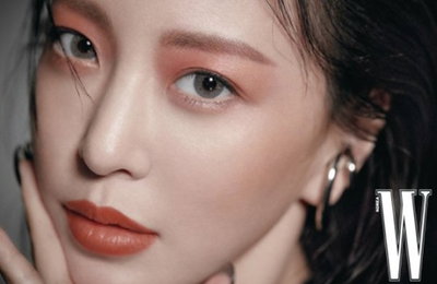 한예슬, 따라하고 싶어지는 가을 누드 메이크업 '눈길'