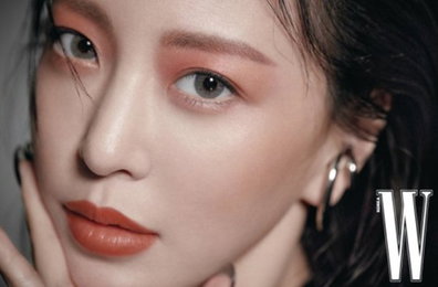 한예슬, 따라하고 싶어지는 가을 누드 메이크업 '눈길'