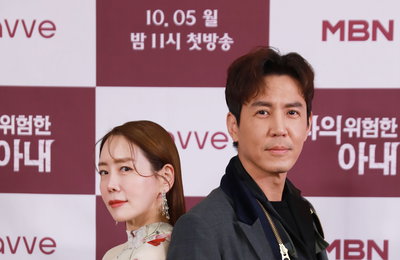 [포토] 김정은X최원영, '나의 위험한 아내'에서 결혼 6년차 부부로 나와요~