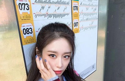 지연, 버스 정류장에 강림한 첫사랑 느낌…'눈길'