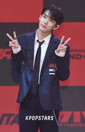 [K포토] P1Harmony(피원하모니) 인탁 "데뷔 타이틀곡 '사이렌' 첫 느낌? 히어로 떠올라"