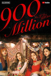 블랙핑크, 9억뷰 MV 4편으로…"마지막처럼"도 돌파