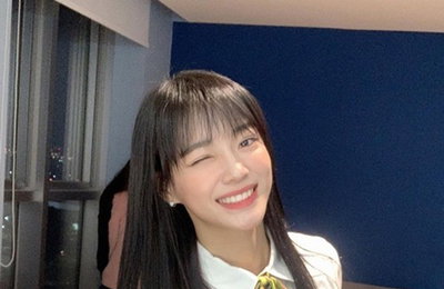 김세정, 교복 입고 상큼발랄미 자랑