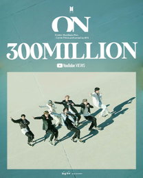방탄소년단, 3억뷰 MV만 14편…"온" 키네틱 필름도 돌파