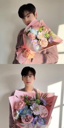 차은우, 로맨틱 아이컨택…만화같은 비주얼  자랑