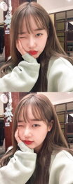 최유정, 깜찍발랄 윙크…과즙미 넘치는 비주얼