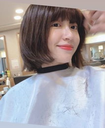 하니, 단발로 변신한 스타일 공개....'눈길'