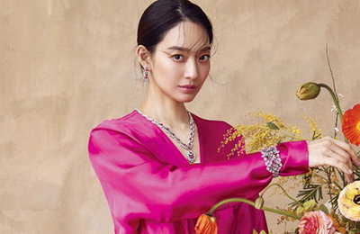 우아한 신민아, 화려한 주얼리도 잘 어울려...'눈길'