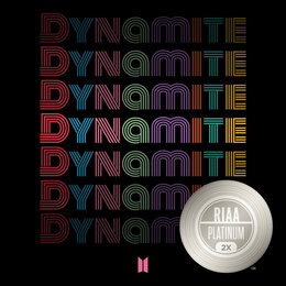 BTS "다이너마이트", 미 레코드협회 "더블 플래티넘" 인증 받아...