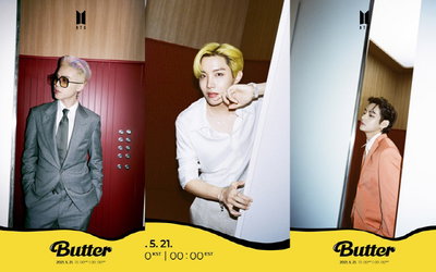 방탄소년단 제이홉·지민·뷔, 3인 3색 'Butter' 청량+세련 콘셉트 공개!