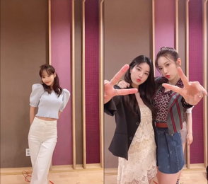 권은비∙김채원, 로켓펀치 ‘Ring Ring’ 챌린지 동참…변함없는 우정 ‘훈훈’