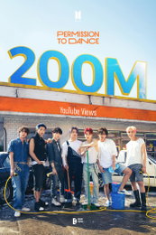 '21세기 팝 아이콘' 방탄소년단, 'Permission to Dance' 뮤비 2억뷰 돌파...통산 22번째