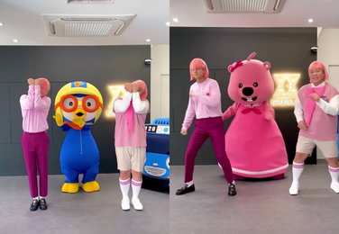 '부끄뚱' 문세윤∙라비, 뽀로로X루피와 특급 컬래버 진행...귀염+잔망미 폭발