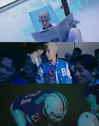 '14일 컴백' 원호, 새 앨범 타이틀곡 'BLUE' MV 티저 공개...하이틴 영화 비주얼