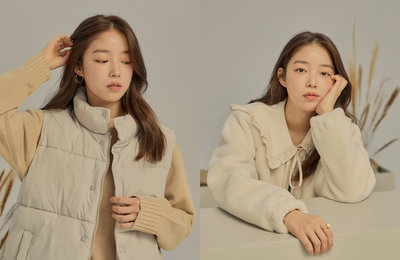 신예 강영주, 의류브랜드 스파오 가을 화보 공개 '비주얼 열일'