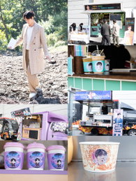 박해진, 한중일 글로벌 팬들의 여전한 '월드 클래스 서포트!'…촬영장 '훈훈'
