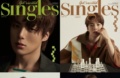 몬스타엑스 민혁, 싱글즈 2022년 첫 커버 장식...화보 장인 아우라 [화보]