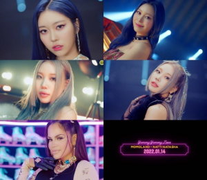 '컴백 D-5' 모모랜드, 'Yummy Yummy Love' 뷰티 필름 속 펑키 섹시