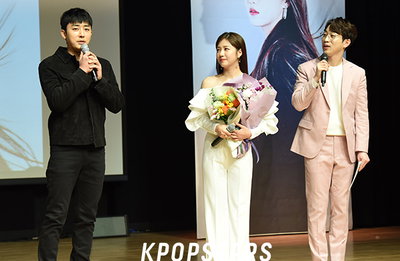 [포토] 배우 손호준, 가수 정다경 쇼케이스 소속사 식구로 응원왔어요~