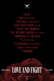 라비, 'LOVE&FIGHT' 트랙리스트 공개...타이틀곡은 'WINNER'