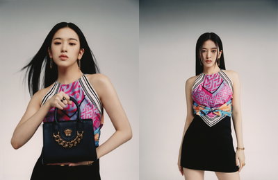 아이브 유진, 글로벌 패션 브랜드 베르사체 캠페인 참여...반박불가 대세 행보
