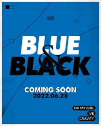 오마이걸·아이브·크래비티, 28일 컬래버 음원 'BLUE & BLACK' 발표...특급 컬래버 성사