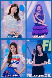 아이브 장원영X이서, 'BLUE & BLACK' 콘셉트 포토 공개...독보적 비주얼