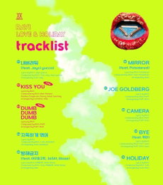 라비, 'LOVE&HOLIDAY' 트랙리스트 오픈...더블 타이틀곡으로 가요계 공습