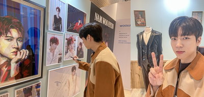 인피니트 남우현, 울림 팝업스토어 찾았다...팬들과 '특급 소통'