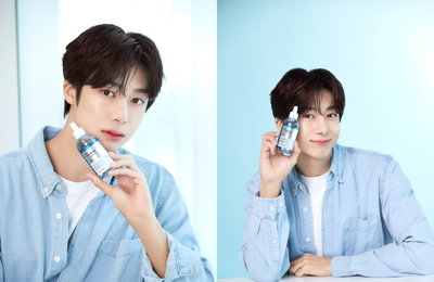 몬스타엑스 형원, 코스메틱 브랜드 모델 재발탁...'청량美 가득' 압도적 비주얼