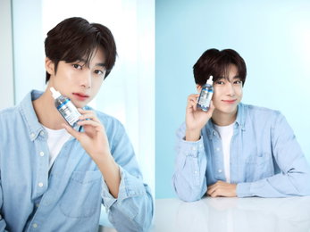 몬스타엑스 형원, 코스메틱 브랜드 모델 재발탁...'청량美 가득' 압도적 비주얼
