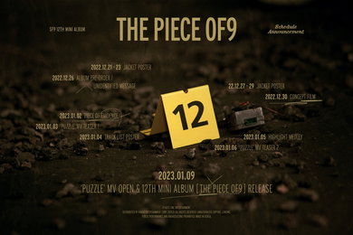 SF9, 미니 12집 타이틀곡 ‘퍼즐’로 1월 9일 컴백