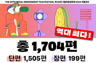 제50회 서울독립영화제, 상영작 출품 ‘역대 최다’
