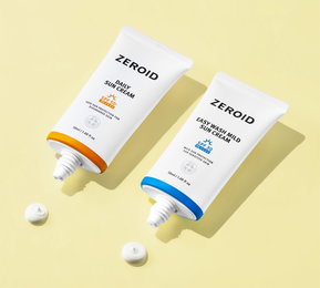 제로이드 선크림 2종, 올리브영 매장 확대 입점