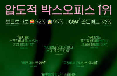 <위키드> 2024년 외화 흥행 TOP4 등극 예고