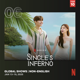 <솔로지옥4> 글로벌 TOP 10 TV(비영어) 부문 6위
