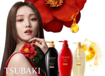 츠바키 전 제품 리뉴얼, 까멜리아오일포스 함유로 부드러움과 윤기 극대화