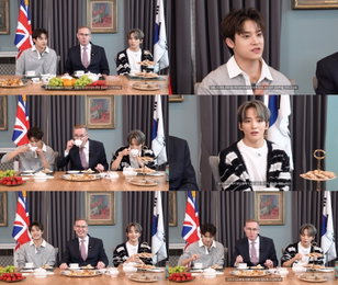 싸이커스 민재·준민, '힐링 가득' 英 티타임 체험기… 우아한 예절까지 완벽 소화