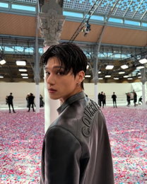 에이티즈 우영, 파리 패션위크 홀린 역대급 비주얼