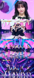 '뮤직뱅크' 유니스, 비주얼+실력+매력 완벽 3박자 'SWICY' 퍼포먼스